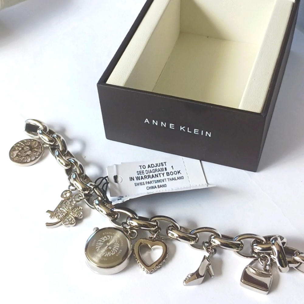 Anne Klein Charm Bracelet Watch